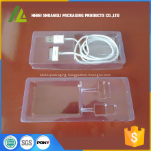 Disposable plastic tray for electronic parts